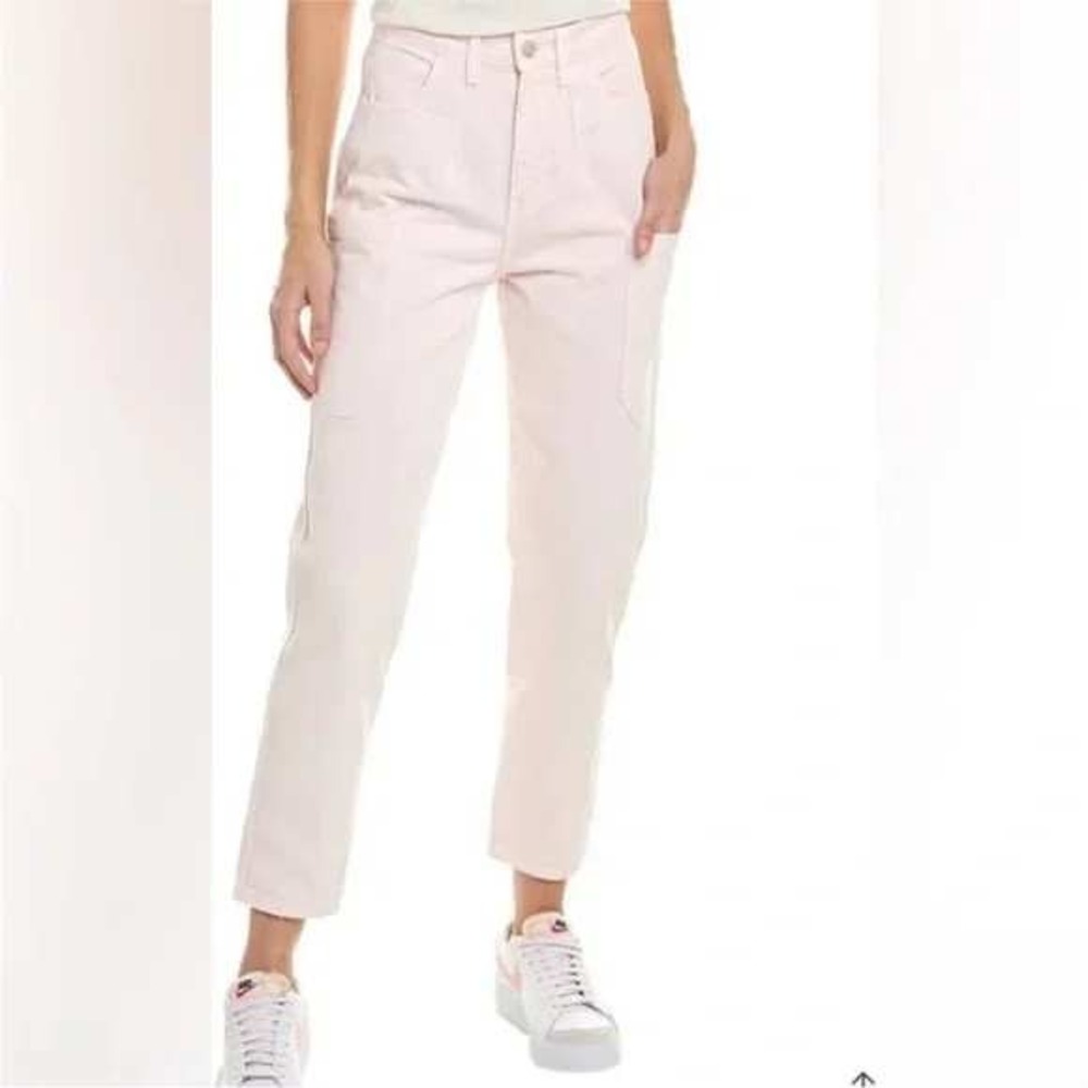 IRO Paris NWT Provenca Soft Pink 100% Cotton High Rise Jeans Size 12/FR‎ 44